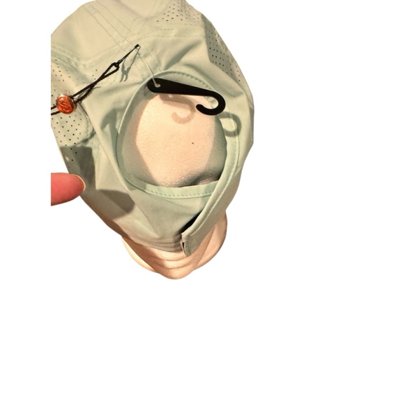 Women's CALIA Perforated Ponytail Hat One Size Mint Green - Picture 4 of 5